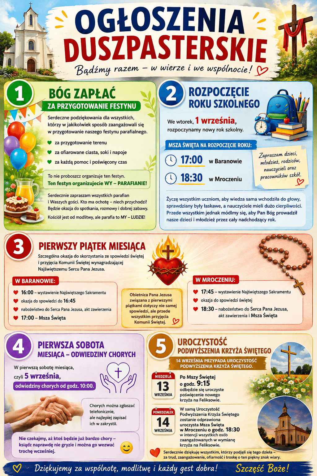Ogłoszenia Parafialne i Intencje 30.08.2026, zdjęcie 2
